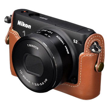 Nikon 1 S2 専用 本革ボディケース