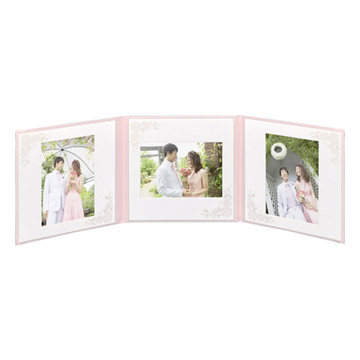 ハクバ 高級婚礼SQ台紙 No.87 6切 3面（角・角・角）