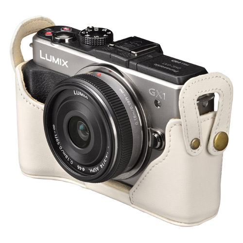 本革ボディケース Panasonic LUMIX GX1 専用 カラー：4色