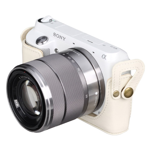 ピクスギア 本革ボディケース SONY α NEX-F3専用