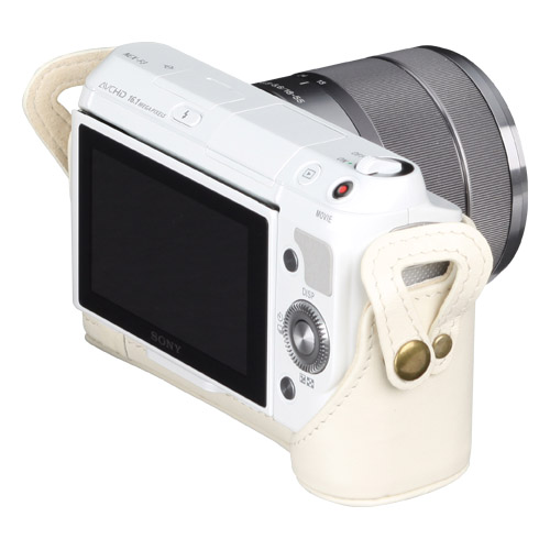 ピクスギア 本革ボディケース SONY α NEX-F3専用