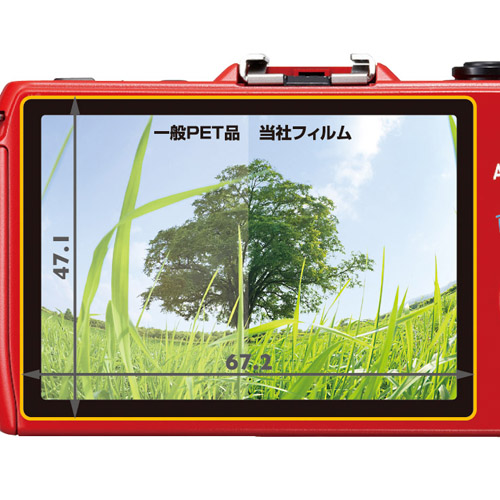 液晶保護フィルム PENTAX Q10 / Q 専用