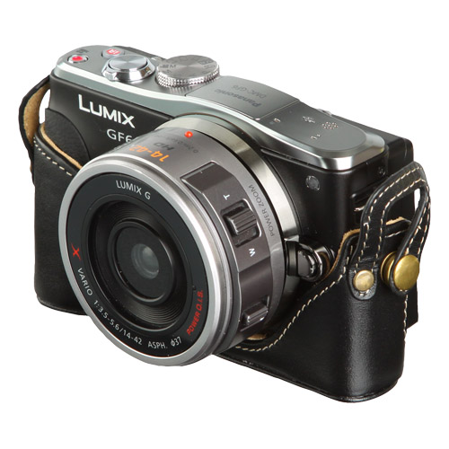 ハクバ Panasonic LUMIX GF6専用 本革ボディケース