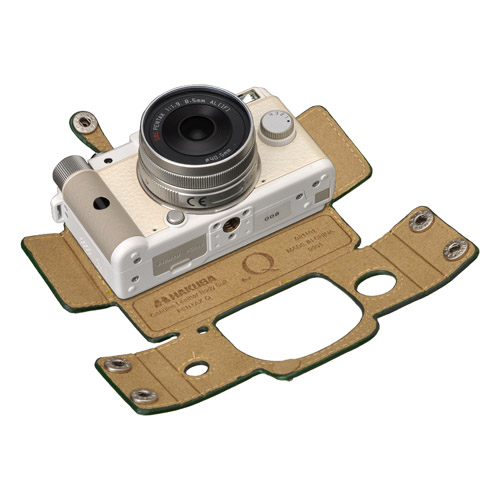 HAKUBA 本革ボディスーツ PENTAX Q用 カラー：オリーブグリーン