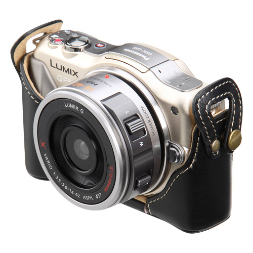 ピクスギア 本革ボディケース Panasonic GF5/GF3 専用