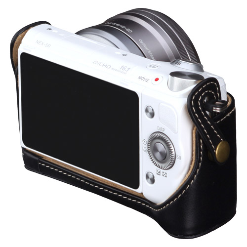 ピクスギア 本革ボディケース SONY α NEX-5R専用