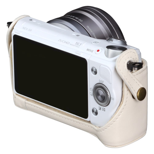 SONY α NEX-5T/5R専用 本革ボディケース