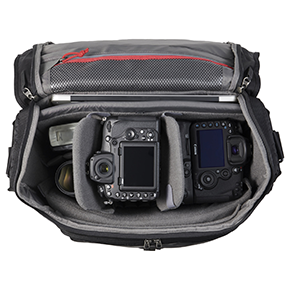 GW-PRO RED メッセンジャー L カメラバッグ 収納例