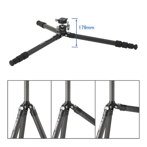 Velbon（ベルボン） 中型カーボン三脚 4段 カルマーニュ N643 MT