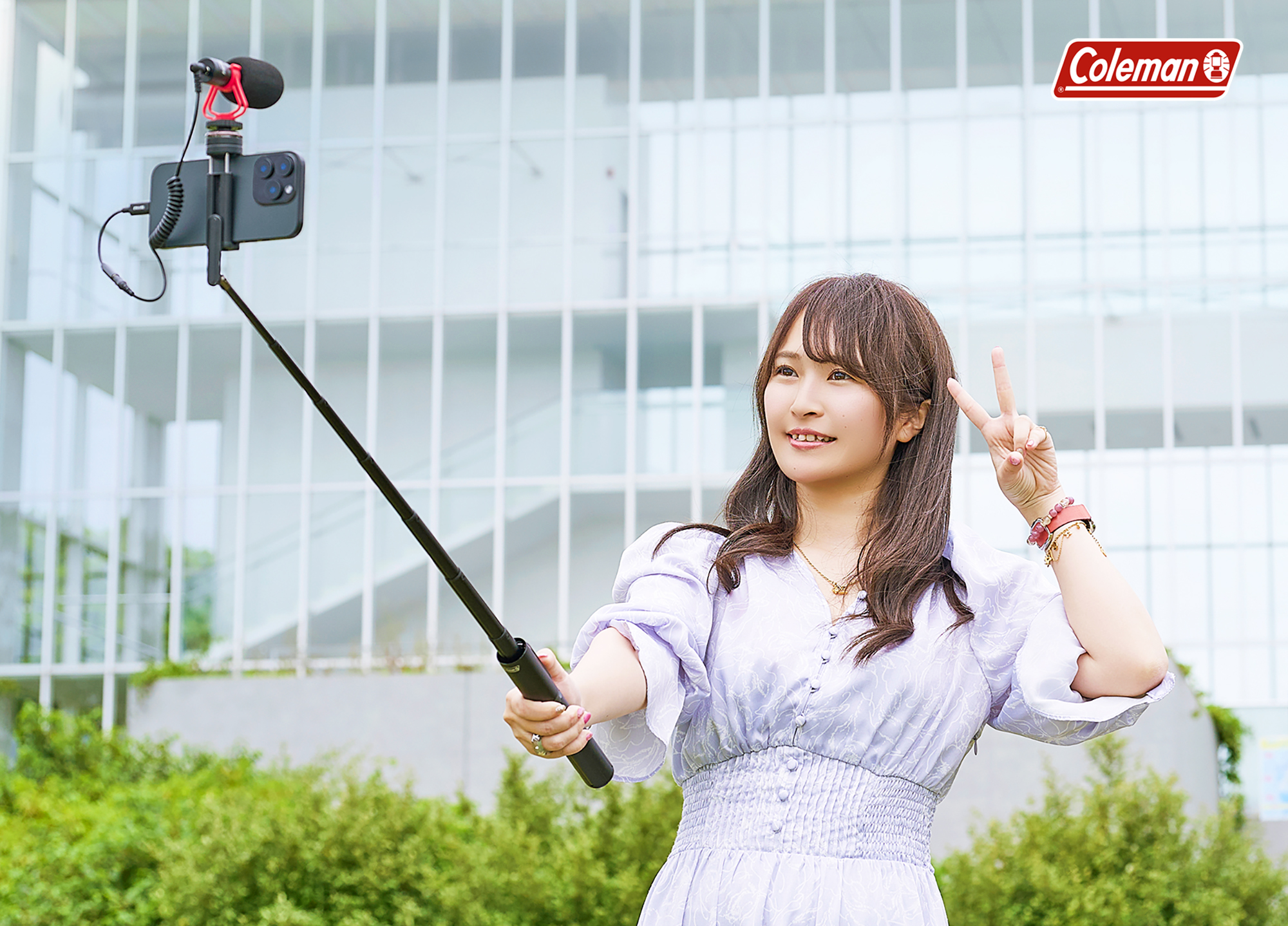 Velbon（ベルボン）Coleman SELFIE MULTI STAND ブラック - ハクバ写真産業